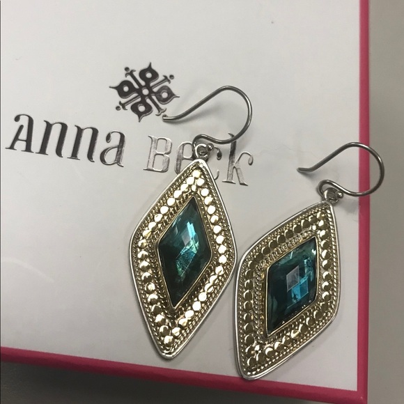 Anna Beck Jewelry - Anna Beck Blue Earrings, Sterling Silver